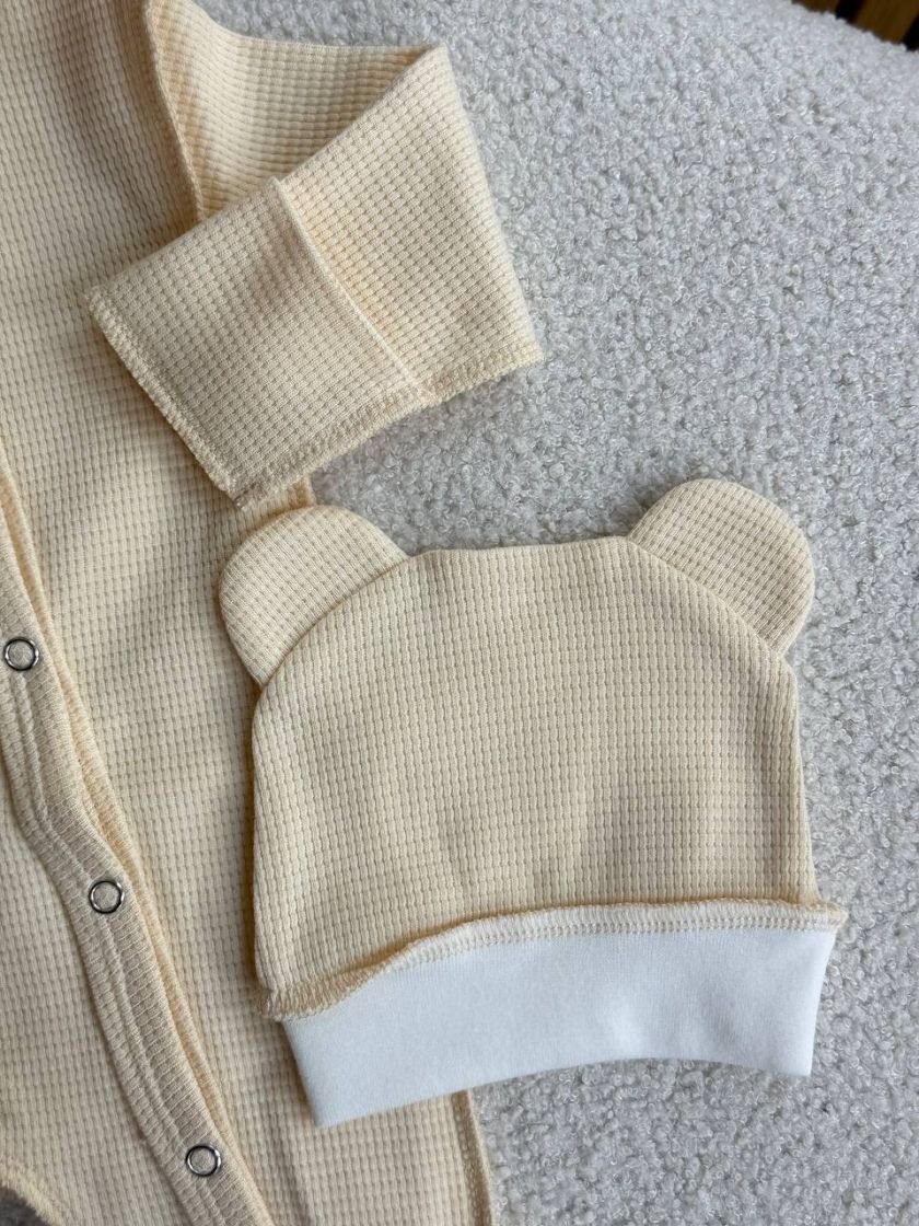 ❤ Чоловічок з шапочкою, вафелька, БО. Колір - Пісочний (#87225684) ✓ Anna Konvert