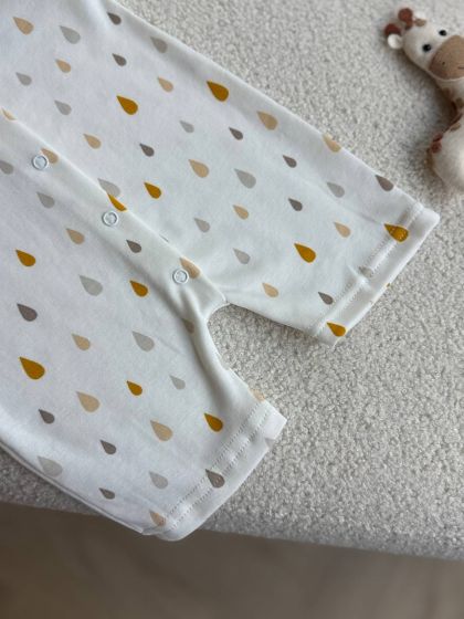 ❤ Чоловічок-пісочник, інтерлок. Принт - Кольорові крапельки. Розмір - 62-68 (#82892073) ✓ Anna Konvert 2