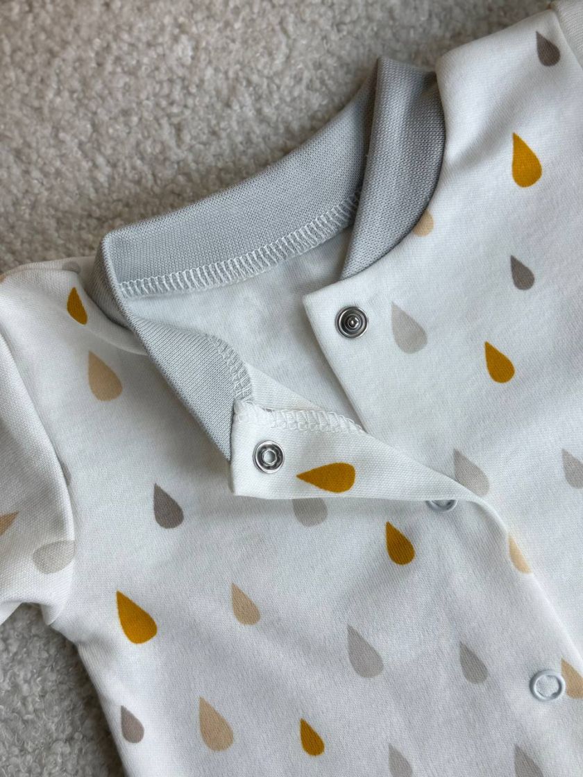 ❤ Чоловічок-пісочник, інтерлок. Принт - Кольорові крапельки. Розмір - 68-74 (#85978080) ✓ Anna Konvert