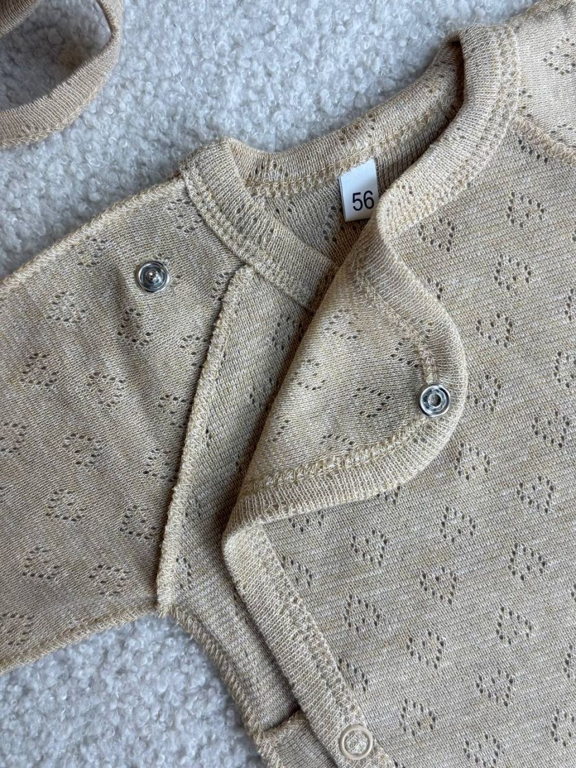 ❤ Комплект 3ка з сорочкою, перфорація. Колір - Кавовий (#25919015) ✓ Anna Konvert