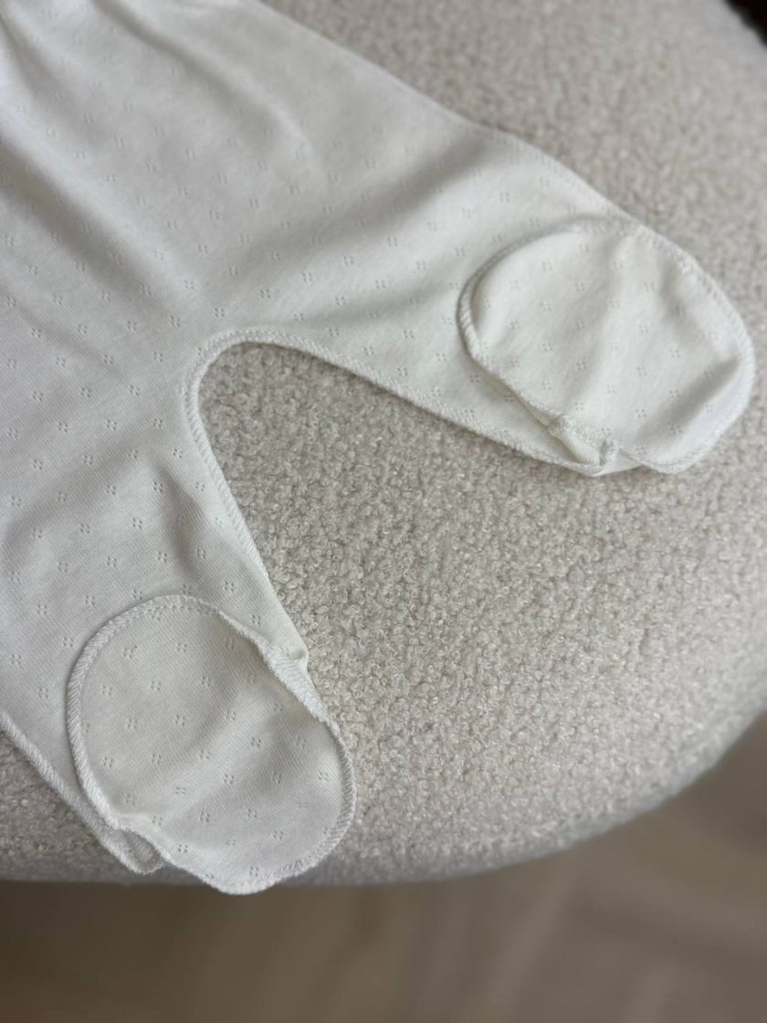 ❤ Комплект 3ка з сорочкою, перфорація. Колір - Молочний (#11306562) ✓ Anna Konvert