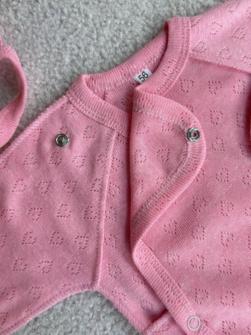 ❤ Комплект 3ка з сорочкою, перфорація. Колір - Рожевий (#55495609) ✓ Anna Konvert