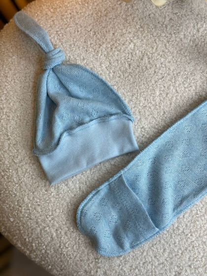 ❤ Чоловічок з шапочкою, перфорація. Колір - Блакитний (#37340858) ✓ Anna Konvert 2