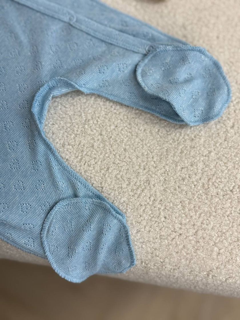 ❤ Чоловічок з шапочкою, перфорація. Колір - Блакитний (#37340858) ✓ Anna Konvert