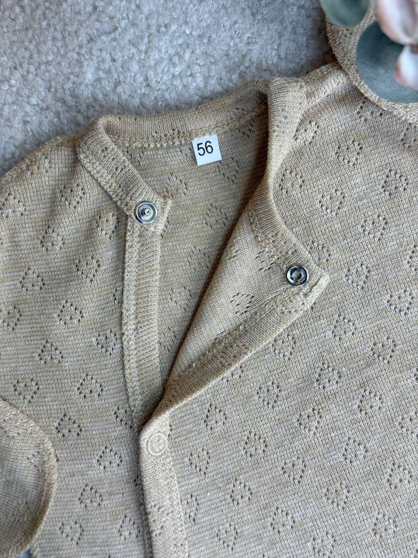 ❤ Чоловічок з шапочкою, перфорація. Колір - Кавовий (#43797391) ✓ Anna Konvert