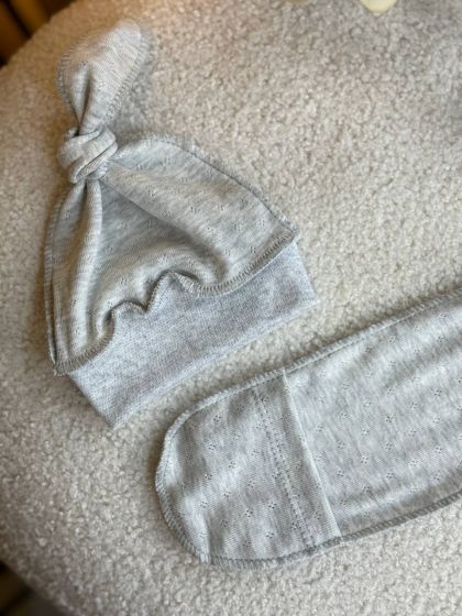 ❤ Чоловічок з шапочкою, перфорація. Колір - Сірий (#26338397) ✓ Anna Konvert 2