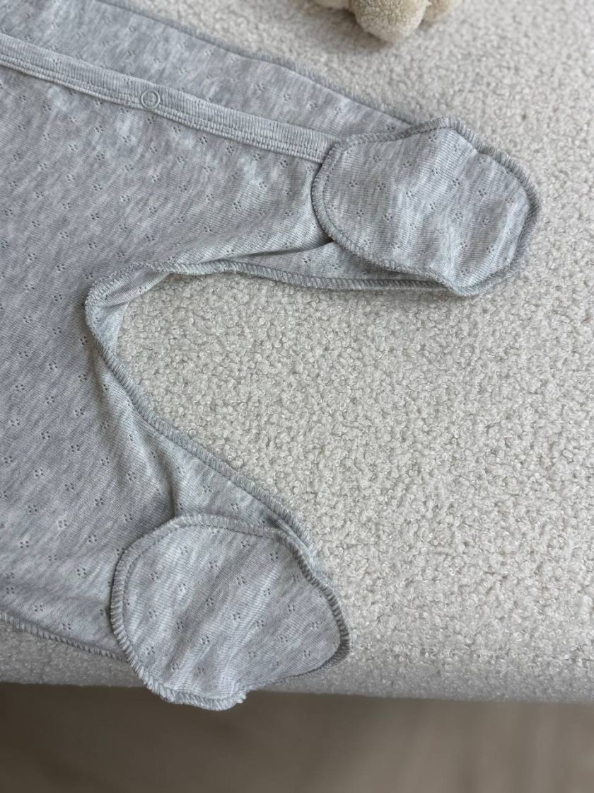 ❤ Чоловічок з шапочкою, перфорація. Колір - Сірий (#26338397) ✓ Anna Konvert