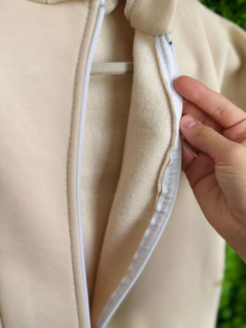 ❤ Ромпер, на флісі трьохнитка до +10 градусів.. Колір - Бежевий. Розмір - 68-74 см (#90518092) ✓ Anna Konvert