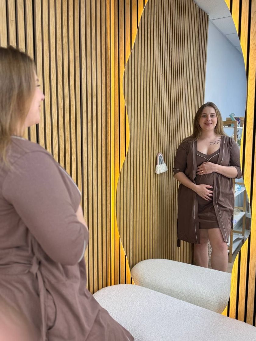 ❤ Комплект сорочка та халат для годування, 48-50 "Кант". Колір - Молочний шоколад (#18788526) ✓ Anna Konvert