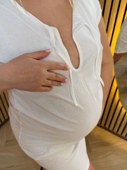 ❤ Сорочка на пологи бавовняна, 46-48р.. Колір - Білий (#9938746) ✓ Anna Konvert 2