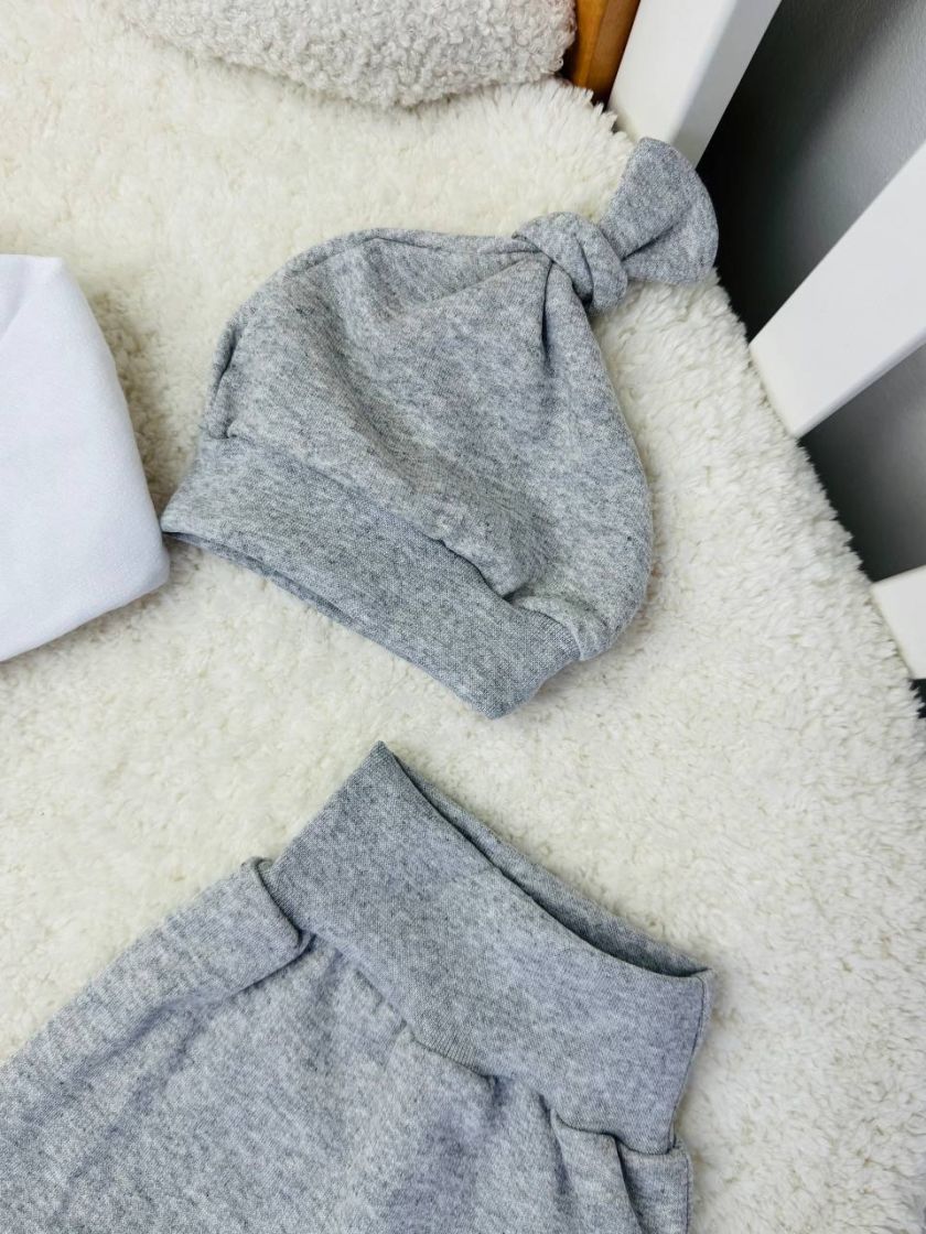 ❤ Комплект Джентельмен 3ка байка. Колір - Сірий. Розмір - 62 (#42174010) ✓ Anna Konvert