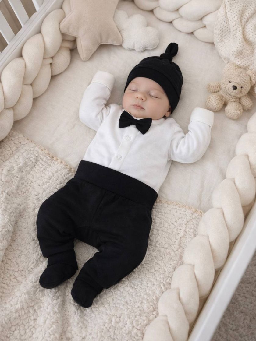 ❤ Джентельмен 3ка з боді з метеликом. Колір - Чорний. Розмір - 56 (#61863203) ✓ Anna Konvert