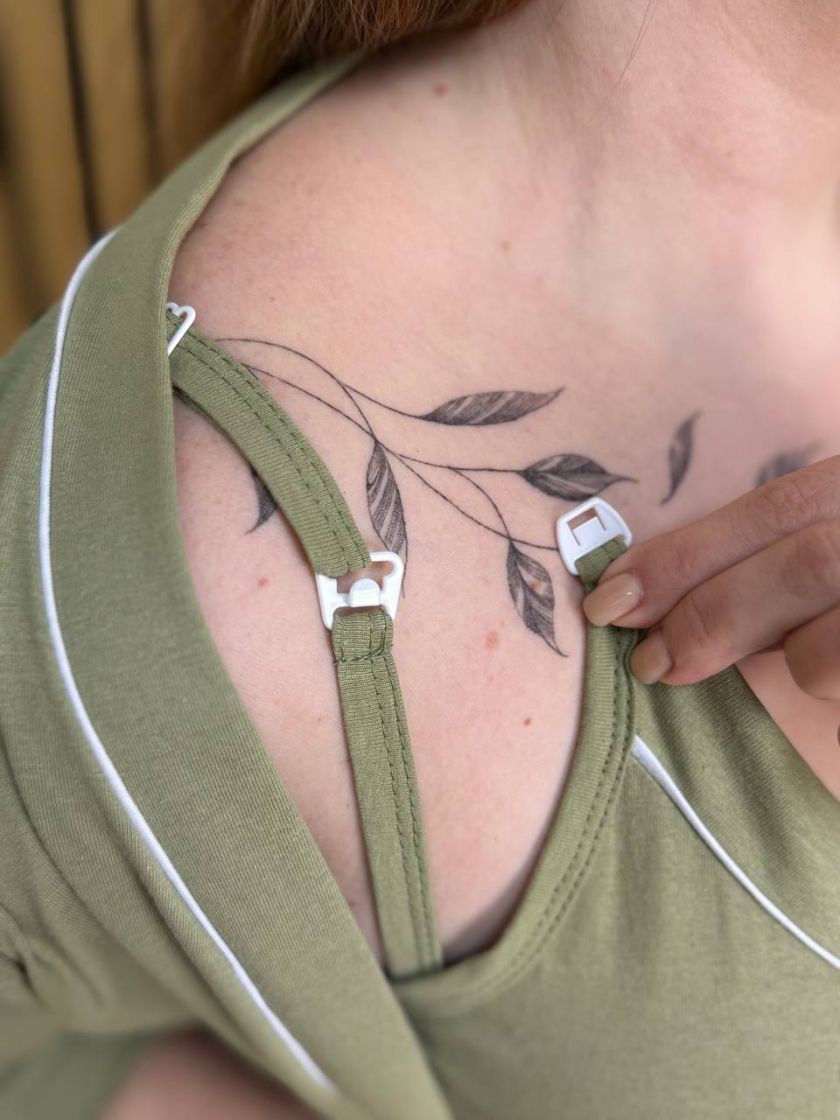 ❤ Комплект сорочка та халат для годування, 48-50 "Кант". Колір - Оливковий (#44406391) ✓ Anna Konvert