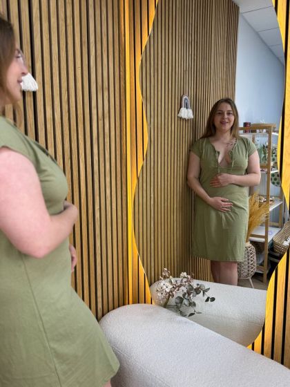 ❤ Сорочка на пологи бавовняна, 58-60р.. Колір - Оливковий (#41800493) ✓ Anna Konvert 2