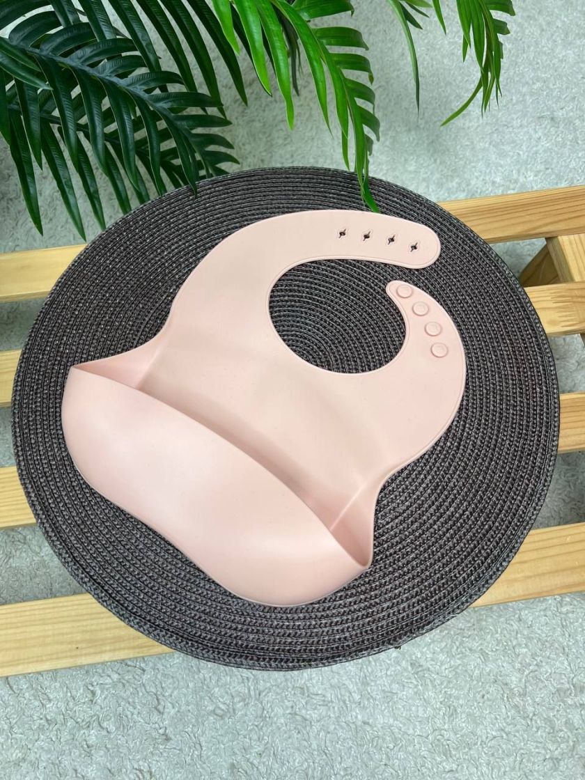 ❤ Силіконовий нагрудник "Color", з регулятором довжини. Колір - Cream (#77862513) ✓ Anna Konvert