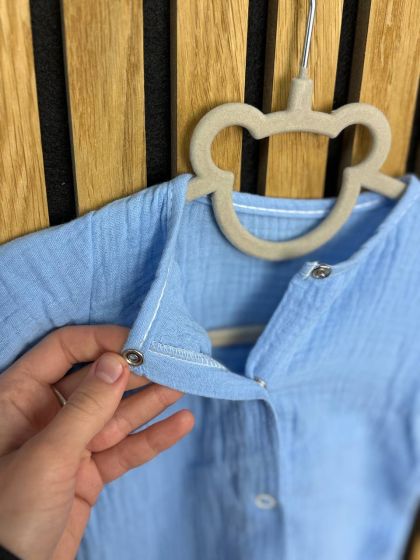 ❤ Чоловічок-пісочник мусліновий, 62 см. Колір - Блакитний. Розмір - 62см (#50911304) ✓ Anna Konvert 2