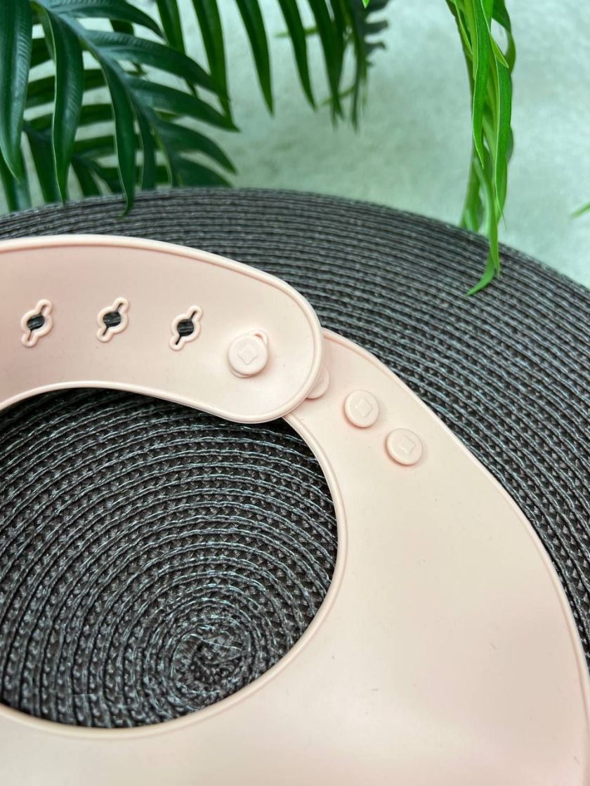 ❤ Силіконовий нагрудник "Color", з регулятором довжини. Колір - Cream (#77862513) ✓ Anna Konvert