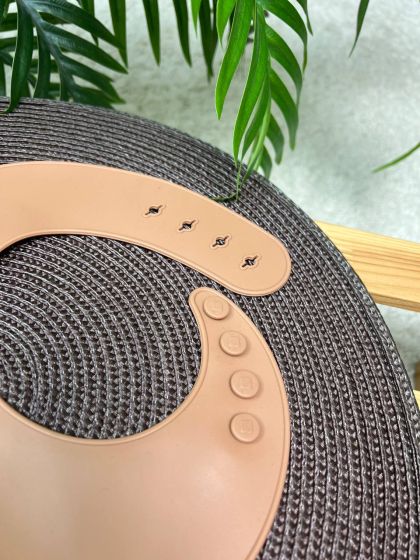 ❤ Силіконовий нагрудник "Color", з регулятором довжини. Колір - Peach (#78482476) ✓ Anna Konvert 2