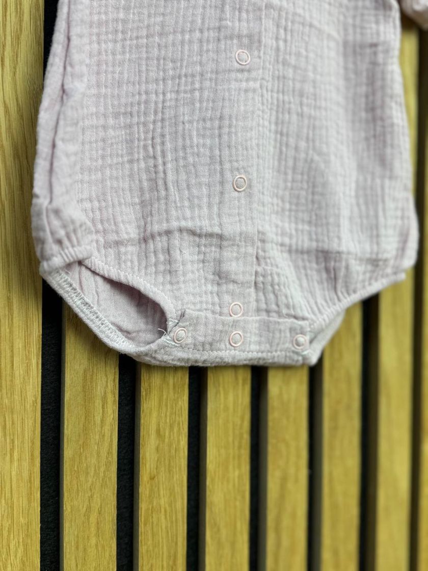 ❤ Боді мусліновий на кнопках, 68 см. Принт - Пиловий (#65951742) ✓ Anna Konvert