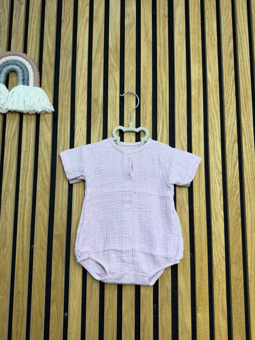 ❤ Боді мусліновий на кнопках, 68 см. Принт - Пиловий (#65951742) ✓ Anna Konvert