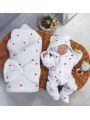 ❤ Мусліновий ромпер з шапочкою, 0-3 міс. Колір - Червоні сердечка (#51291057) ✓ Anna Konvert