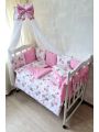 ❤ Набір у ліжко Elite, Bonna. Принт - Ведмежа з рожевими кульками, рожевий (#27825271) ✓ Anna Konvert