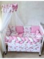 ❤ Набір у ліжко "Koss" Bonna. Принт - Ведмежа дівчинка з рожевими кульками (#88576007) ✓ Anna Konvert