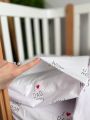 ❤ Змінна дитяча постіль, підковдра 110см на 90см. Принт - I love mom dad (#67235763) ✓ Anna Konvert