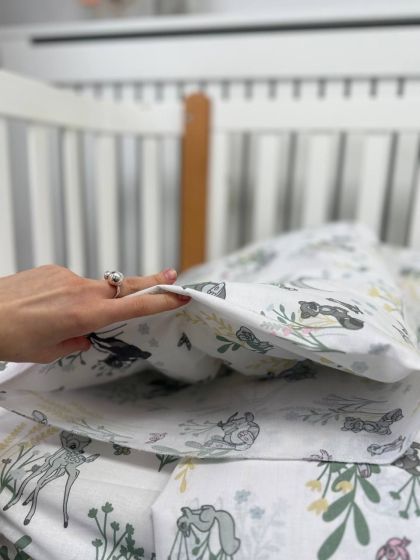 ❤ Змінна дитяча постіль, підковдра 110см на 90см. Принт - Звірята з бембі (#16283478) ✓ Anna Konvert 2