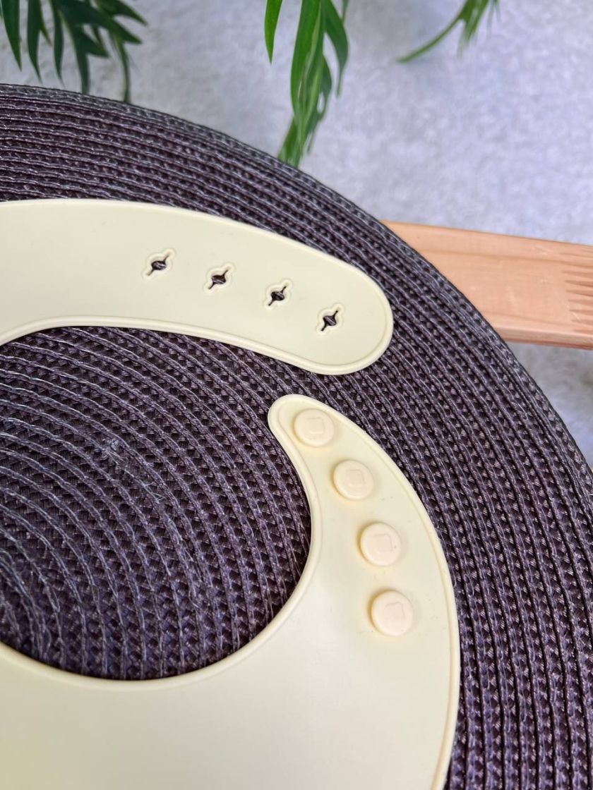 ❤ Силіконовий нагрудник "Color", з регулятором довжини. Колір - Sunshine (#58738363) ✓ Anna Konvert