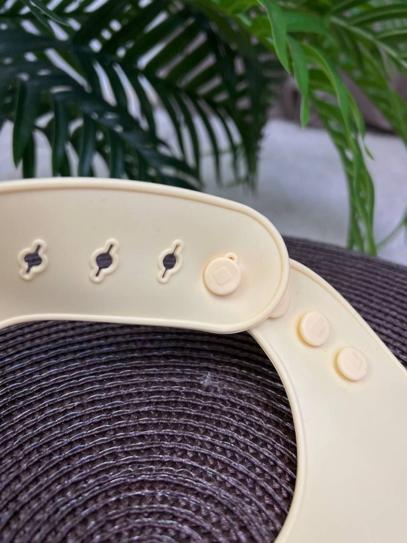 ❤ Силіконовий нагрудник "Color", з регулятором довжини. Колір - Sunshine (#58738363) ✓ Anna Konvert