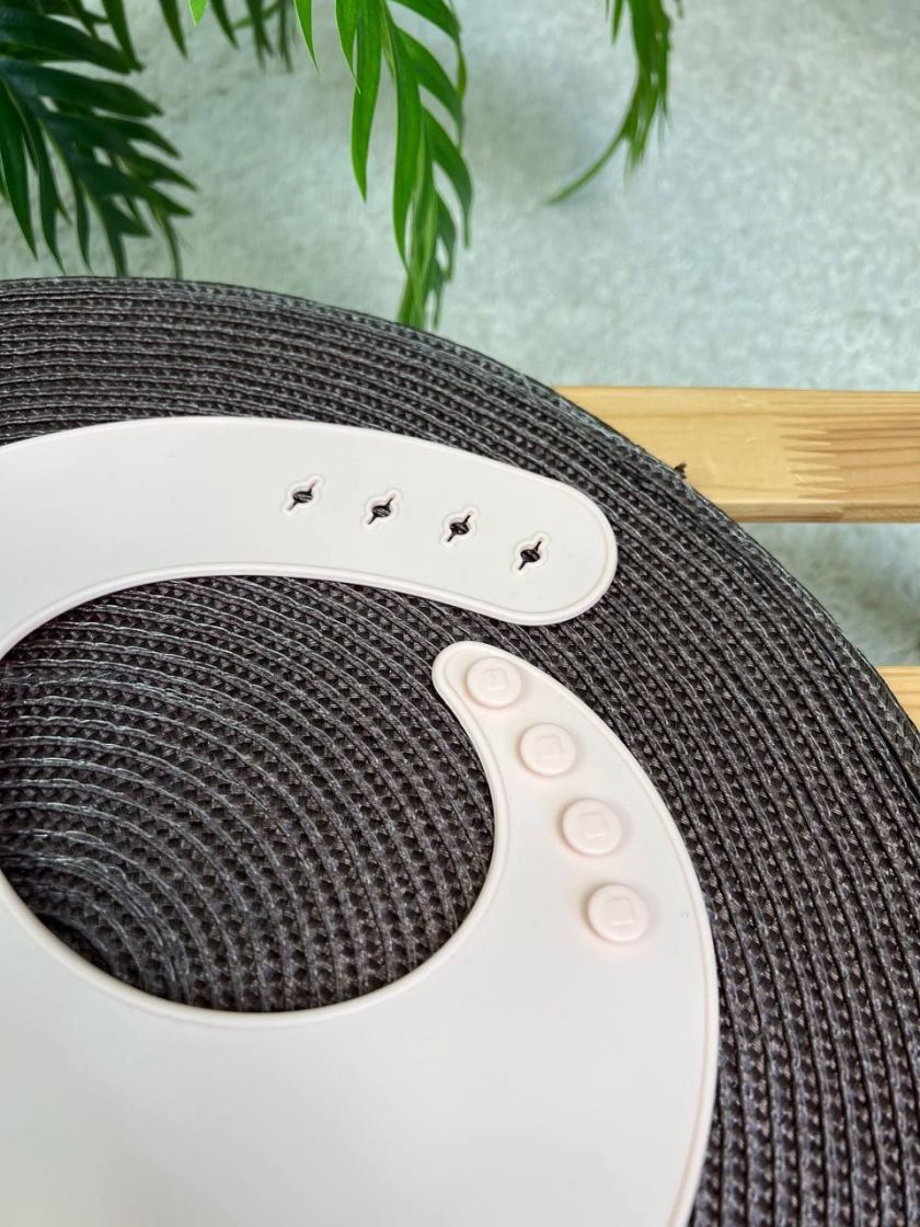 ❤ Силіконовий нагрудник "Color", з регулятором довжини. Колір - Cream-pink (#82420389) ✓ Anna Konvert