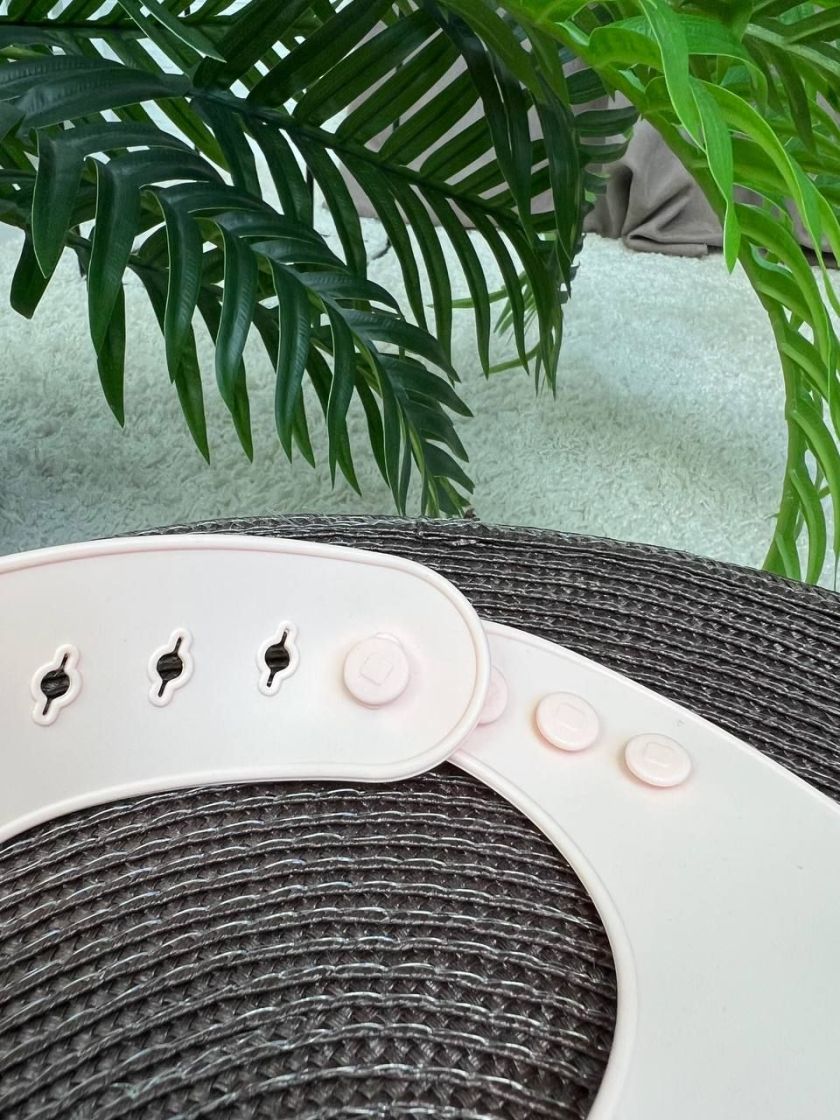 ❤ Силіконовий нагрудник "Color", з регулятором довжини. Колір - Cream-pink (#82420389) ✓ Anna Konvert