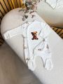 ❤ Чоловічок з шапочкою, інтерлок, Smile. Принт - Великий ведмедик. Розмір - 56 (#80307029) ✓ Anna Konvert