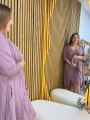 ❤ Комплект сорочка та халат для годування, 52-54 "Кант". Колір - Бургунді (#91679576) ✓ Anna Konvert