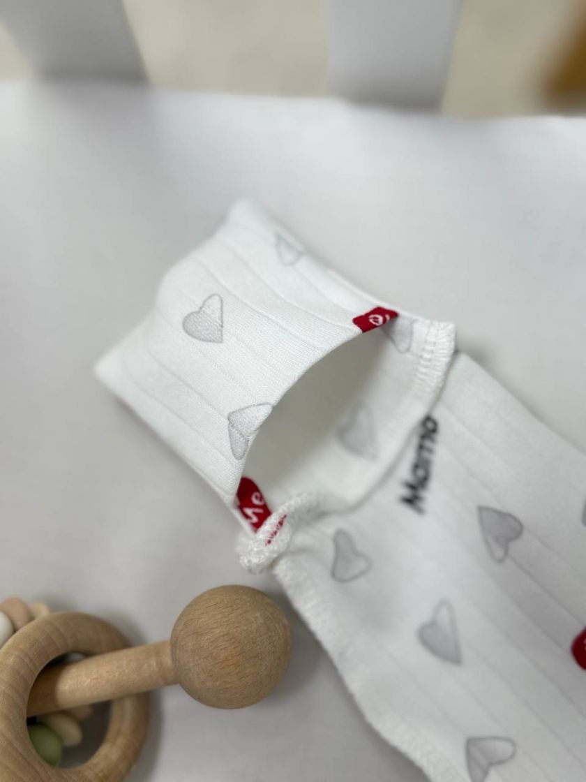 ❤ Чоловічок з блискавкою інтерлок, Ромашка. Принт - Сердечка Mama, Papa. Розмір - 56-62 (#83559952) ✓ Anna Konvert