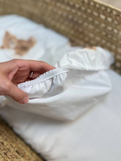 ❤ Простирадло непромакаюче у візочок та подушка. Принт - Ведмідь Тедді сидячий (#54850280) ✓ Anna Konvert 2
