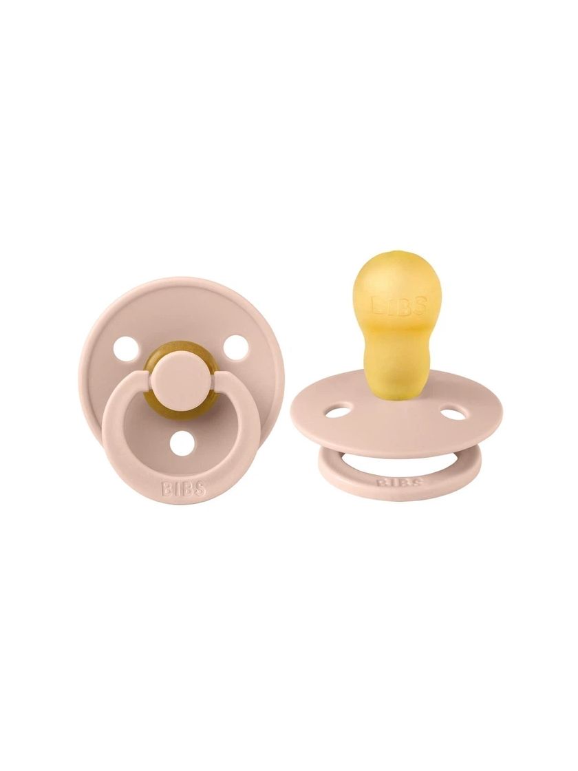 ❤ Соска пустушка BIBS Colour Latex Round (кругла), розмір 18+. Колір - Blush (#94027931) ✓ Anna Konvert