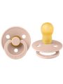 ❤ Соска пустушка BIBS Colour Latex Round (кругла), розмір 18+. Колір - Blush (#94027931) ✓ Anna Konvert