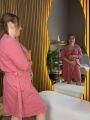 ❤ Комплект сорочка та халат для годування, 56-58 "Кант". Колір - Цегляний (#11555388) ✓ Anna Konvert