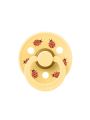 ❤ Соска пустушка BIBS Colour Latex Round (кругла), розмір 18+. Колір - Pale Butter, з сонечками (#97565124) ✓ Anna Konvert