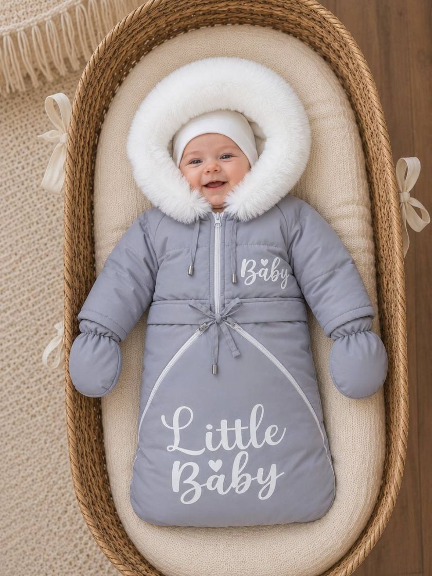❤ Зимовий комбінезон 3в1 Little. Колір - Сірий (#80665173) ✓ Anna Konvert