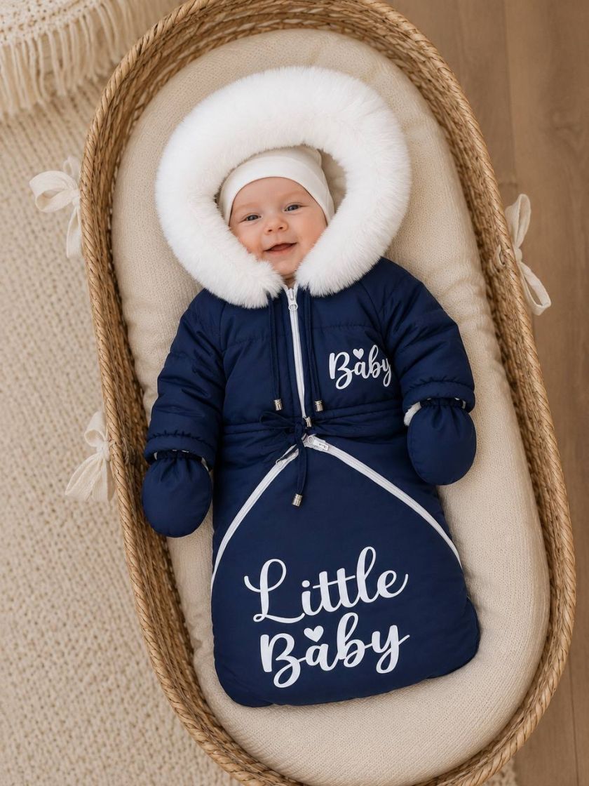 ❤ Зимовий комбінезон 3в1 Little. Колір - Синій (#77160043) ✓ Anna Konvert