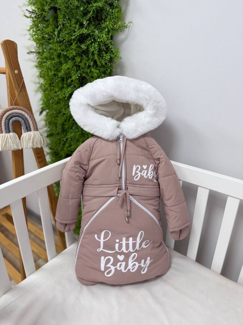 ❤ Зимовий комбінезон 3в1 Little. Колір - Пудровий (#28447787) ✓ Anna Konvert