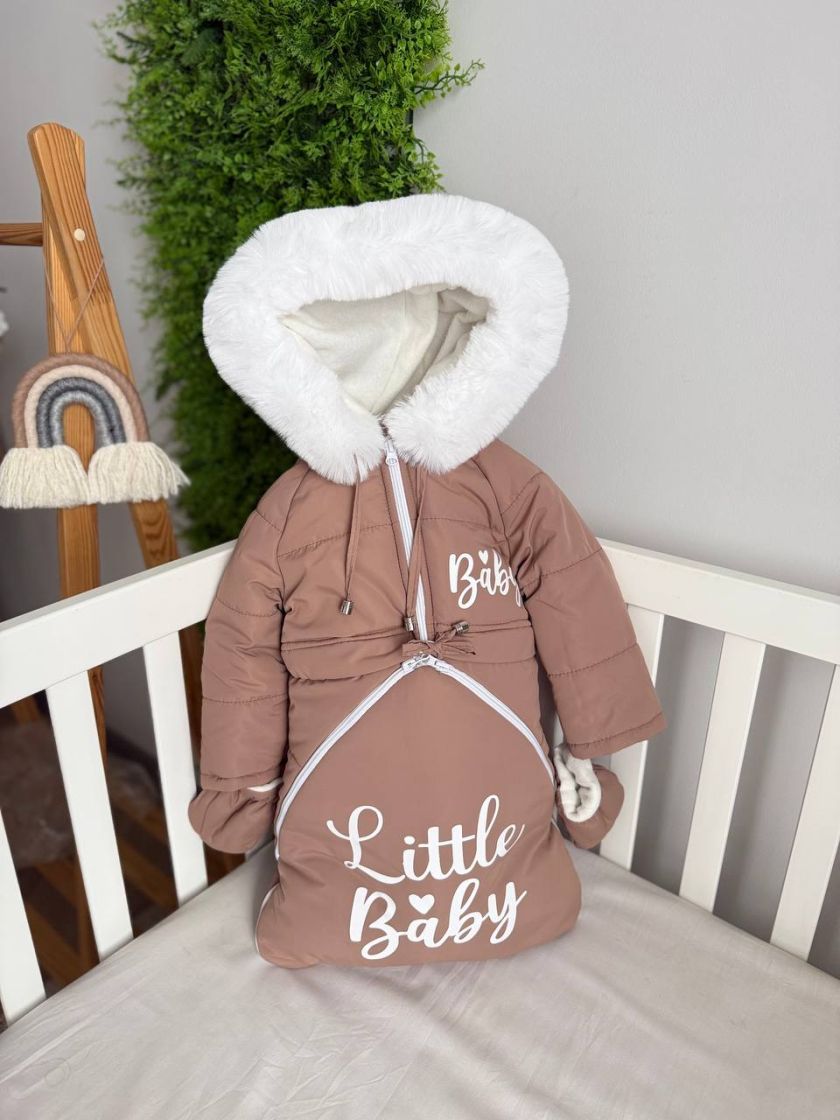 ❤ Зимовий комбінезон 3в1 Little. Колір - Мокко (#13997595) ✓ Anna Konvert