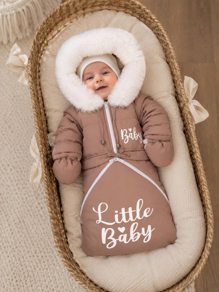 ❤ Зимовий комбінезон 3в1 Little. Колір - Мокко (#13997595) ✓ Anna Konvert