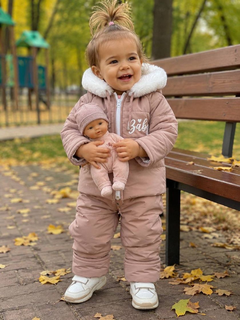 ❤ Зимовий комбінезон 3в1 Little. Колір - Пудровий (#28447787) ✓ Anna Konvert