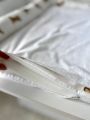 ❤ Матрасик у пеленатор з непромокаючою основою. Принт - Ведмедик сидячий, дрібні серця беж (#31043962) ✓ Anna Konvert