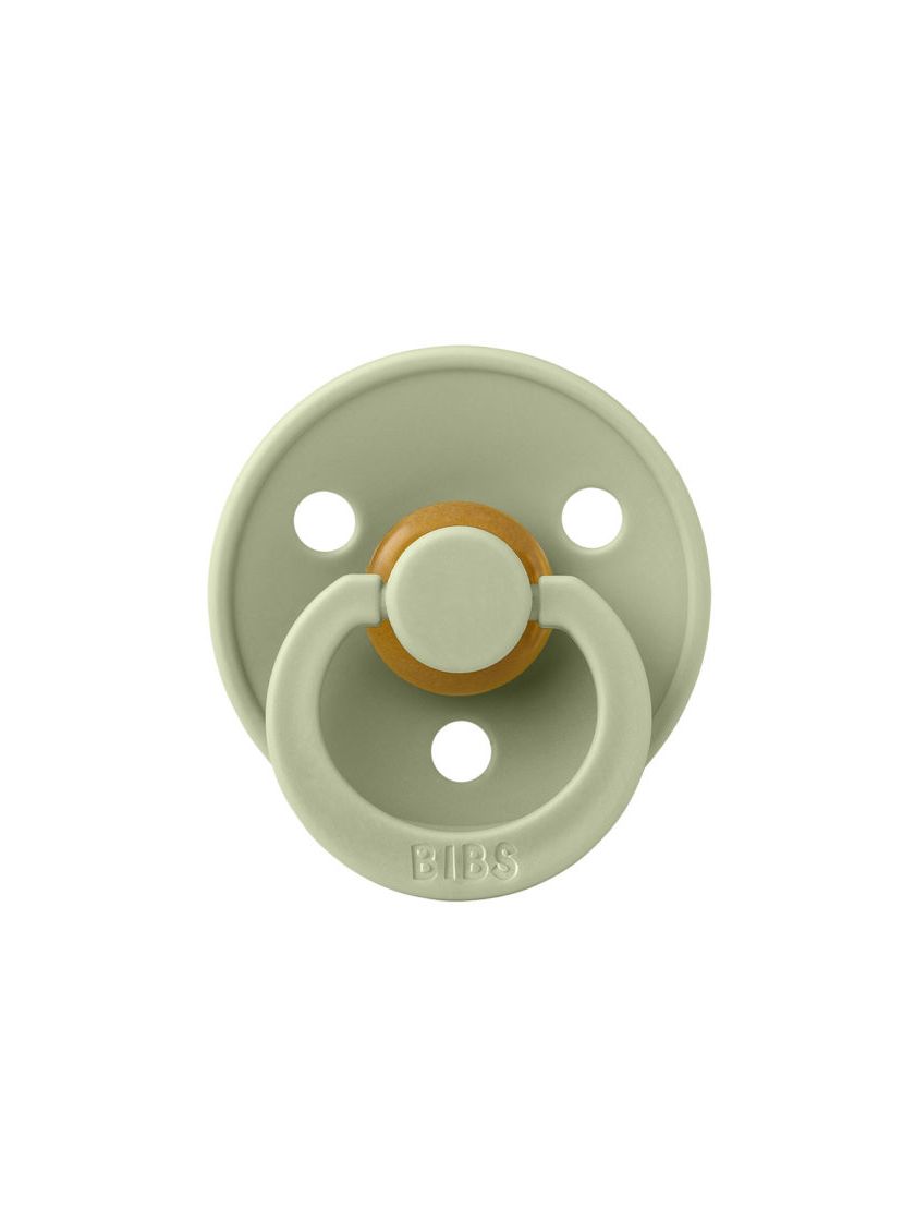 ❤ Соска пустушка BIBS Colour Latex Round (кругла), розмір 18+. Колір - Sage (#57988433) ✓ Anna Konvert