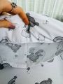 ❤ Змінна дитяча постіль, підковдра 110см на 90см. Принт - Ведмедикі сплячі, невзрачні сірі (#93830907) ✓ Anna Konvert